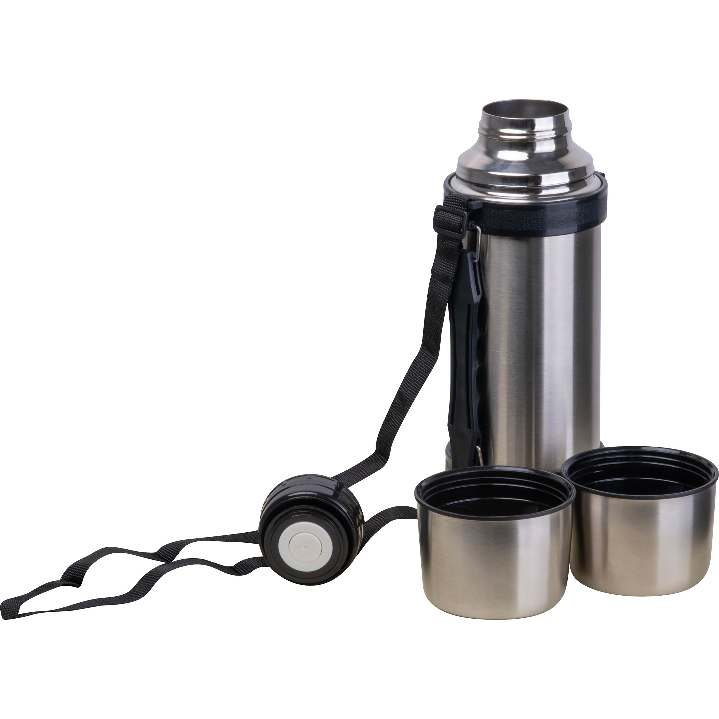 MA85453-07Vakuum Isolierkanne mit Bechern EMANUEL_ silbergrau