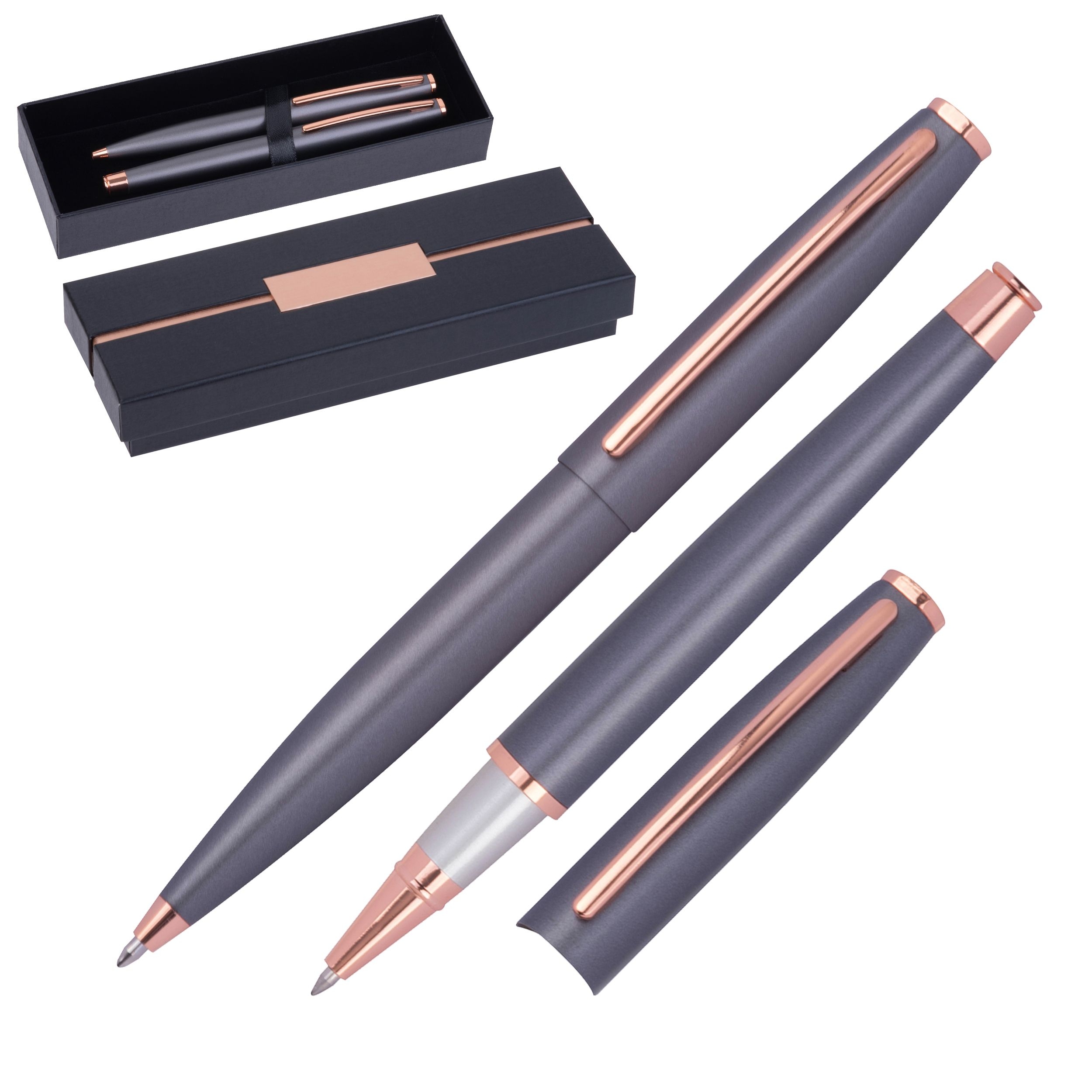 MA15410-77CrisMa Metall Schreibset GEORGIA_ anthrazit