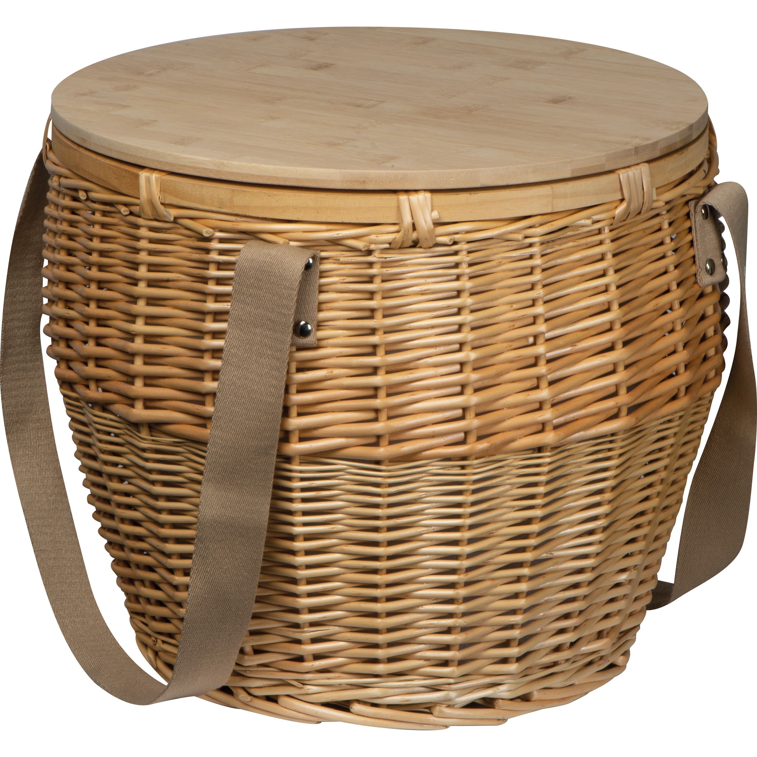 MA62635-13Mark Twain Picknickkorb aus Rattan_ beige