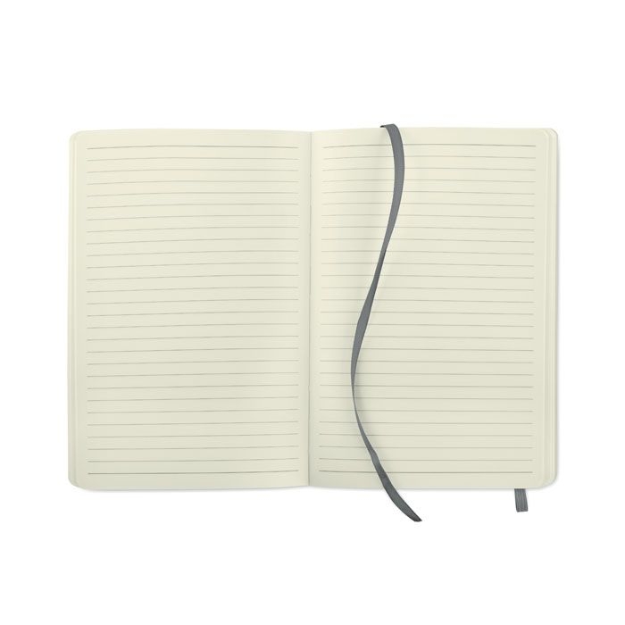 MO2118-15Breta DIN A5 Notizbuch recycelt_ steingrau