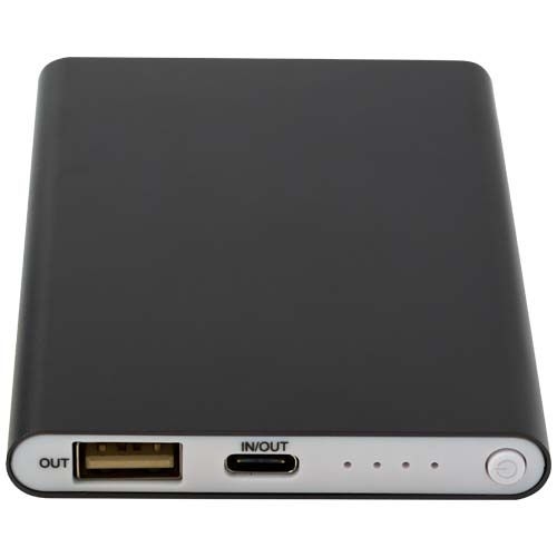 PF124380-4Pep 4000 mAh Type-C Powerbank aus recyceltem Aluminium _ Titan