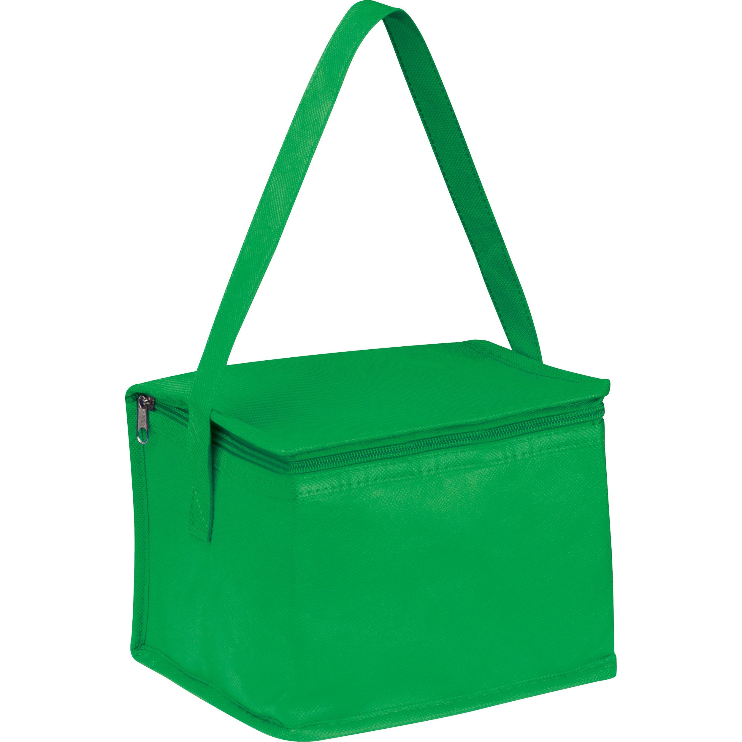 MA61542-09Non-Woven Kuehltasche fuer 6 Dosen_ gruen
