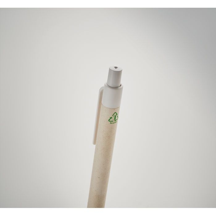 MO6822-06Mito Pen Kugelschreiber Milchkarton_ Weiss