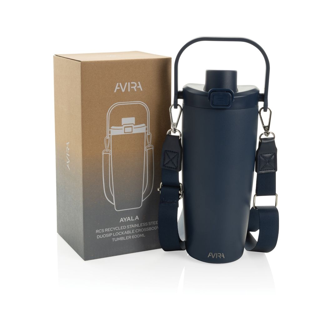 XDP438_11-25Avira Ayala Crossbody Duosip Becher aus RCS rec. Stahl_ navy blau