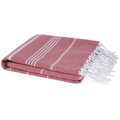 PF113335-2Anna 150 g_m² Hammam Baumwollhandtuch 100 × 180 cm_ rot