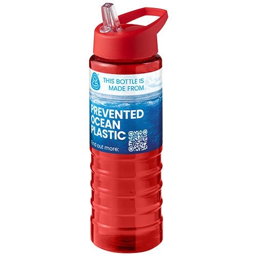 PF210482-9H2O Active® Eco Treble 750 ml Sportflasche mit Stuelpdeckel_ rot_rot