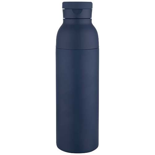 PF100838-4Illuminate 650 ml RCS doppelwandige Isolierflasche aus recyceltem Edelstahl_ navy