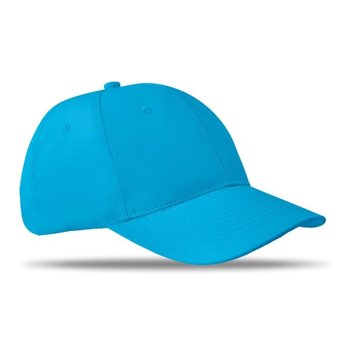 MO8834-12Basie Baseball Kappe 6 Panels_ Tuerkis MO8834-12Basie Baseball Kappe 6 Panels_ Tuerkis