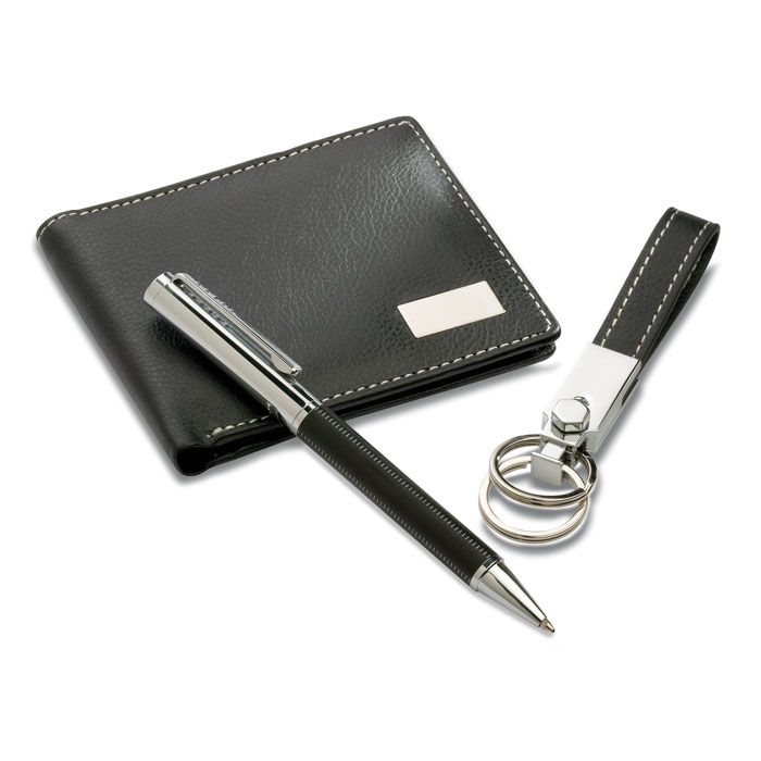KC7109-03Eleganci Set mit Geldboerse_ Schwarz