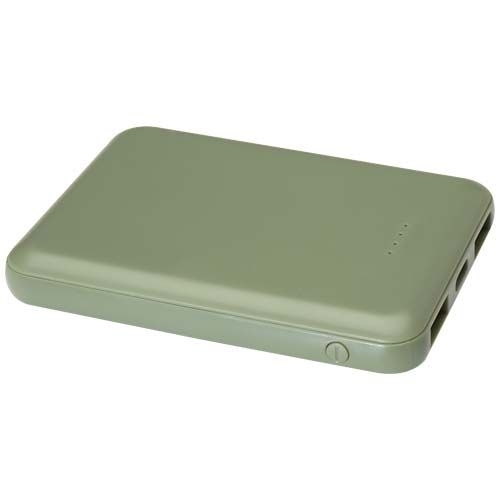 PF124383-5Asama 5000 mAh Typ-C Powerbank aus recyceltem Kunststoff_ heather gruen