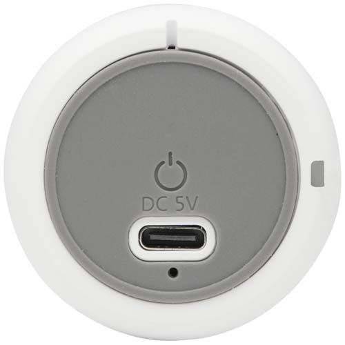 PF124485-1Velkis 3 W Bluetooth® Lautsprecher aus recyceltem Kunststoff_ weiss