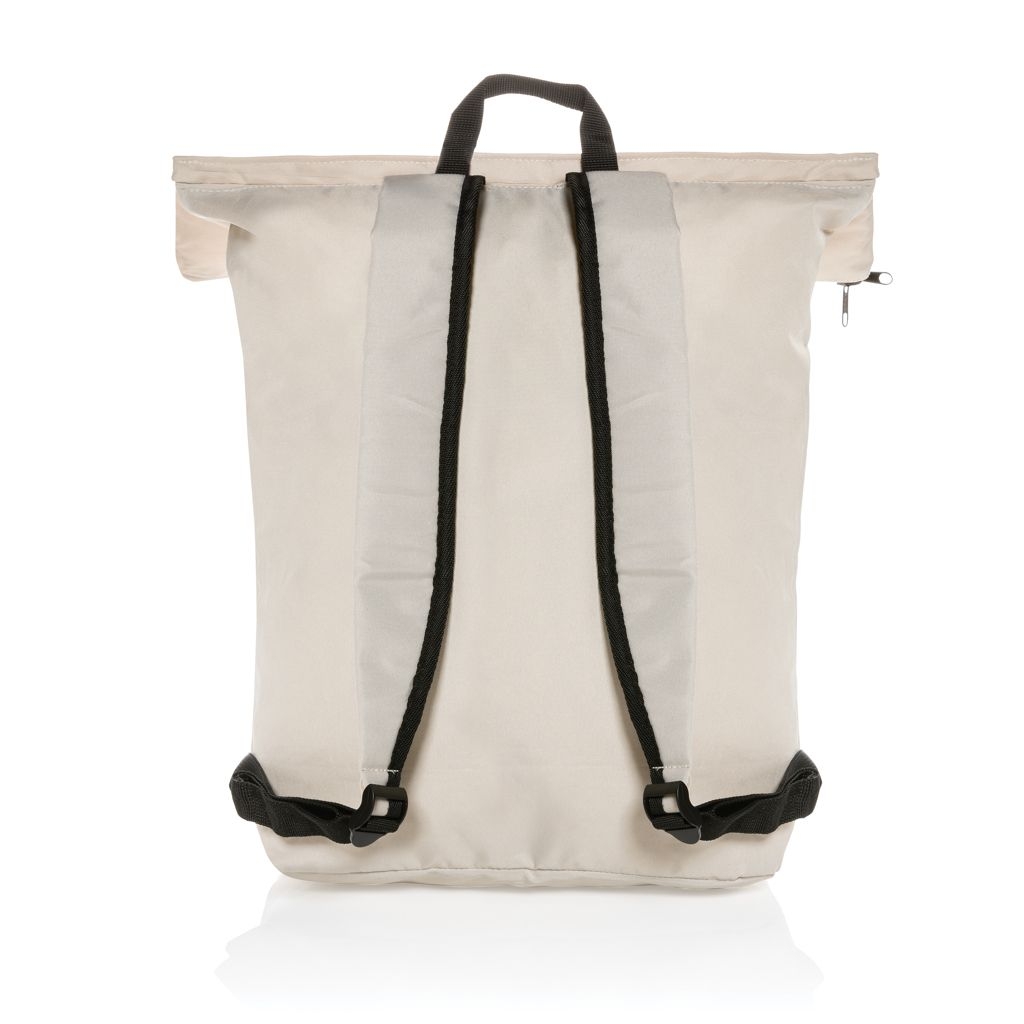 XDP763.17-3Dillon AWARE™ RPET faltbarer Lightweight-Rucksack_ off white