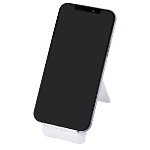 PF124361-1Savvy recyceltes modulares Ladekabel mit Telefonhalterung_ weiss