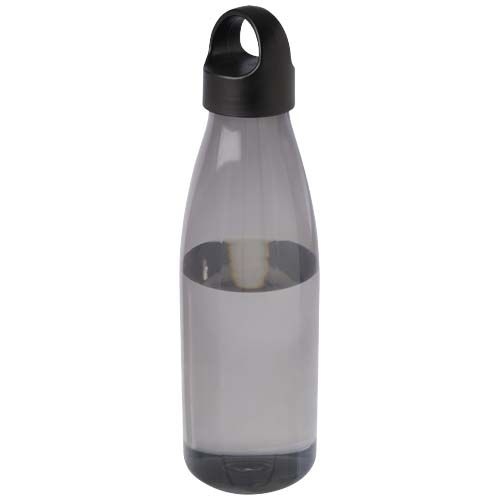 PF100835-7Bergen Trinkflasche aus recyceltem Kunststoff 800 ml_ schwarz