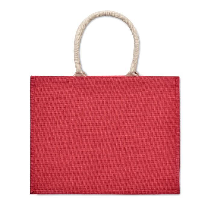 MO6443-05Aura Einkaufstasche Jute_ Rot