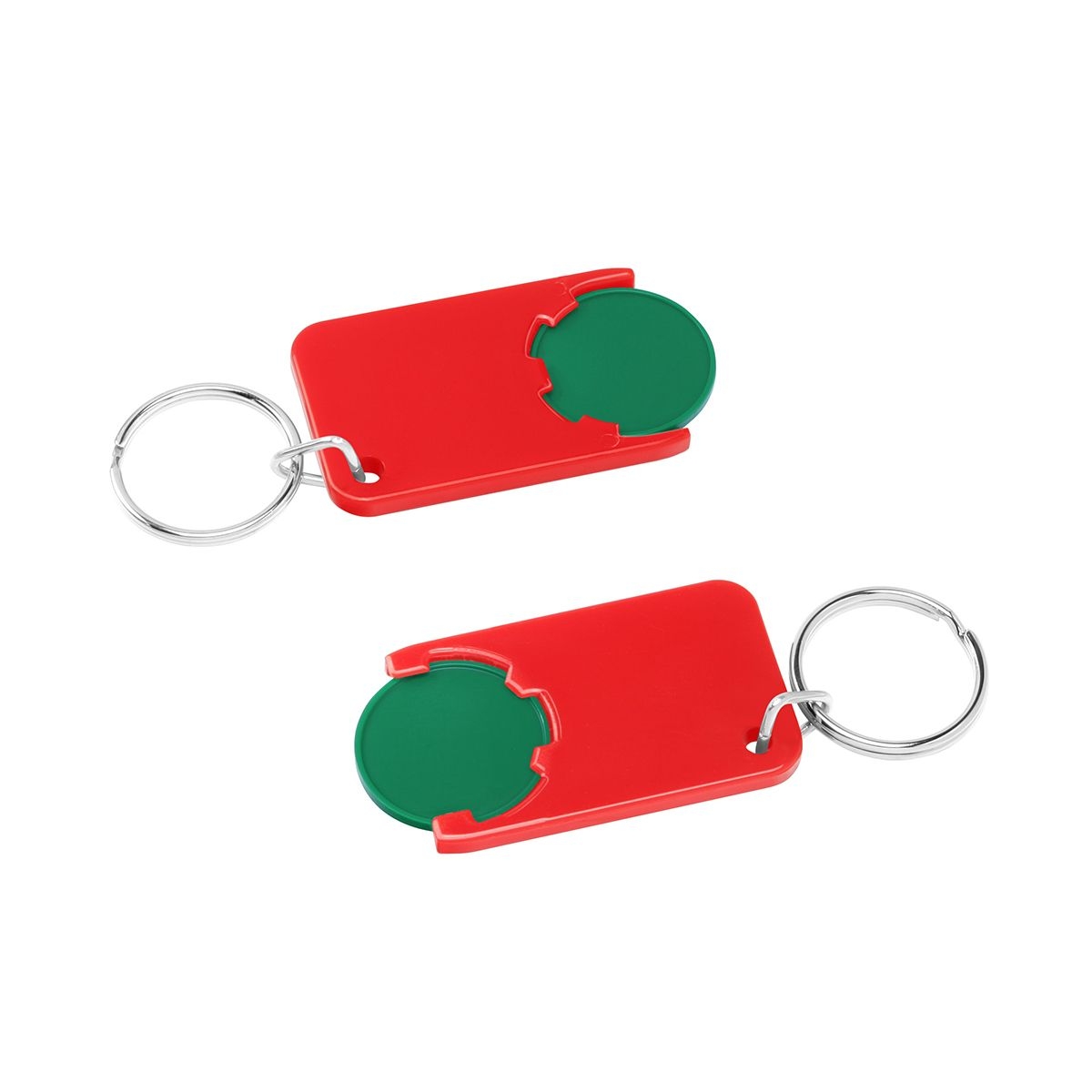 HE7454R-2-1Chiphalter mit 1€-Chip _Beta_ gruen_ rot HE7454R-2-1Chiphalter mit 1€-Chip _Beta_ gruen_ rot