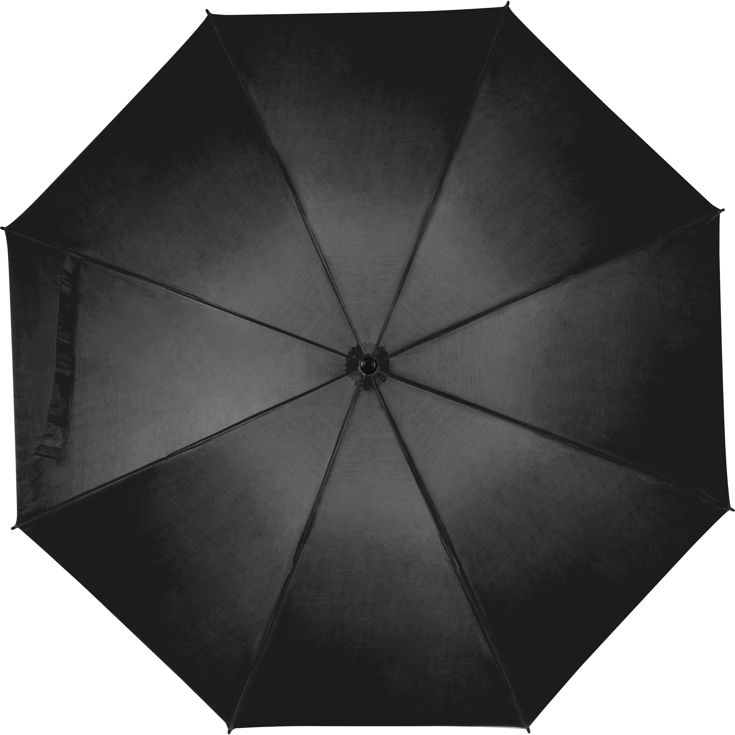 Großer Regenschirm aus Polyester, schwarz