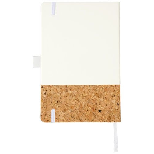 PF107320-2Evora A5 Notizbuch Thermo PU mit Kork_ weiss