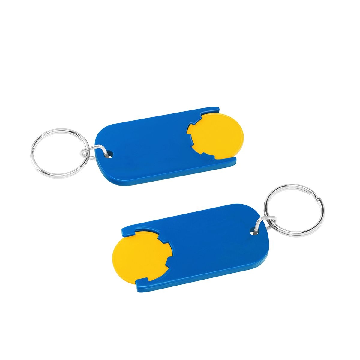HE7439R-4-3Chiphalter mit 1€-Chip _Alpha_ gelb_ blau HE7439R-4-3Chiphalter mit 1€-Chip _Alpha_ gelb_ blau