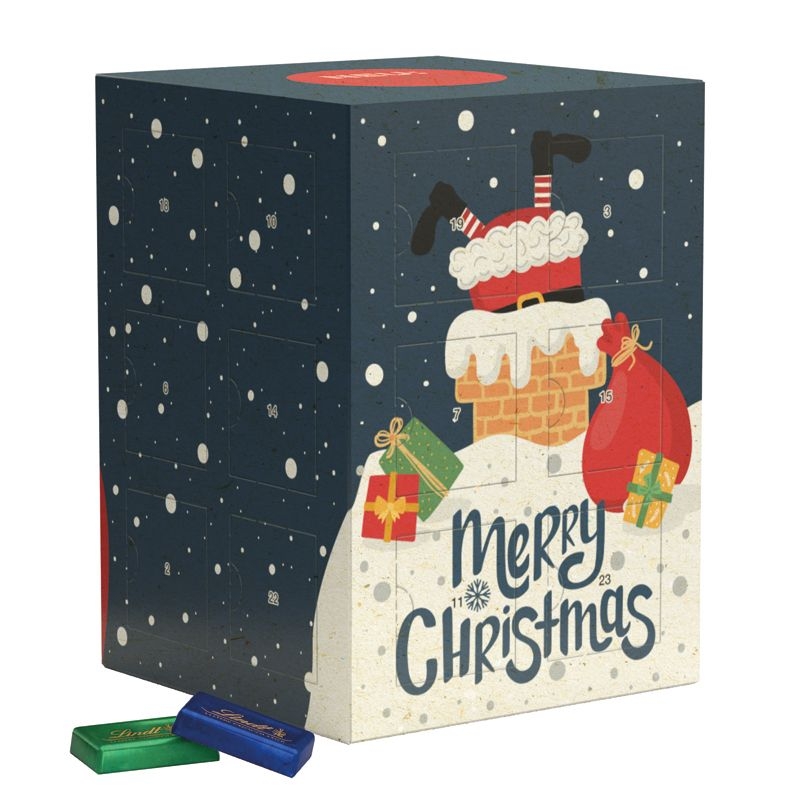 JG20067-1Tower Adventskalender_ Graspapier_ Lindt Schokotaefelchen_ Motiv-Vorlage