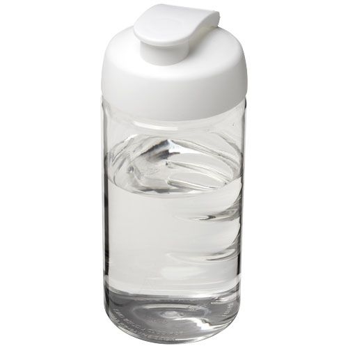 PF210050-2H2O Active® Bop 500 ml Sportflasche mit Klappdeckel_ transparent_weiss PF210050-2H2O Active® Bop 500 ml Sportflasche mit Klappdeckel_ transparent_weiss