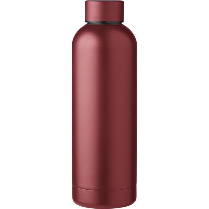 GI971864-10Flasche aus recyceltem Edelstahl _500 ml_ Isaiah_ burgundy