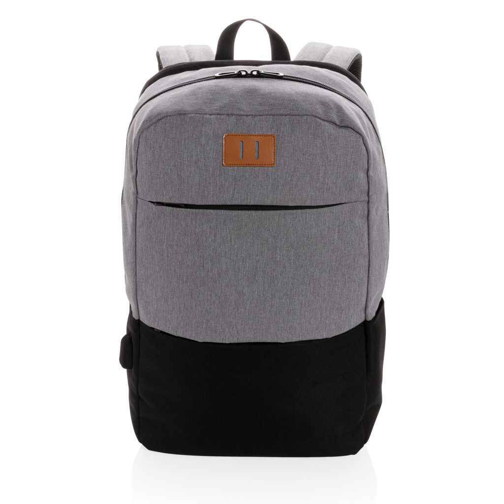 XDP760_05-1Moderner 15.6_ USB _ RFID Laptop-Rucksack_ PVC-frei_ schwarz