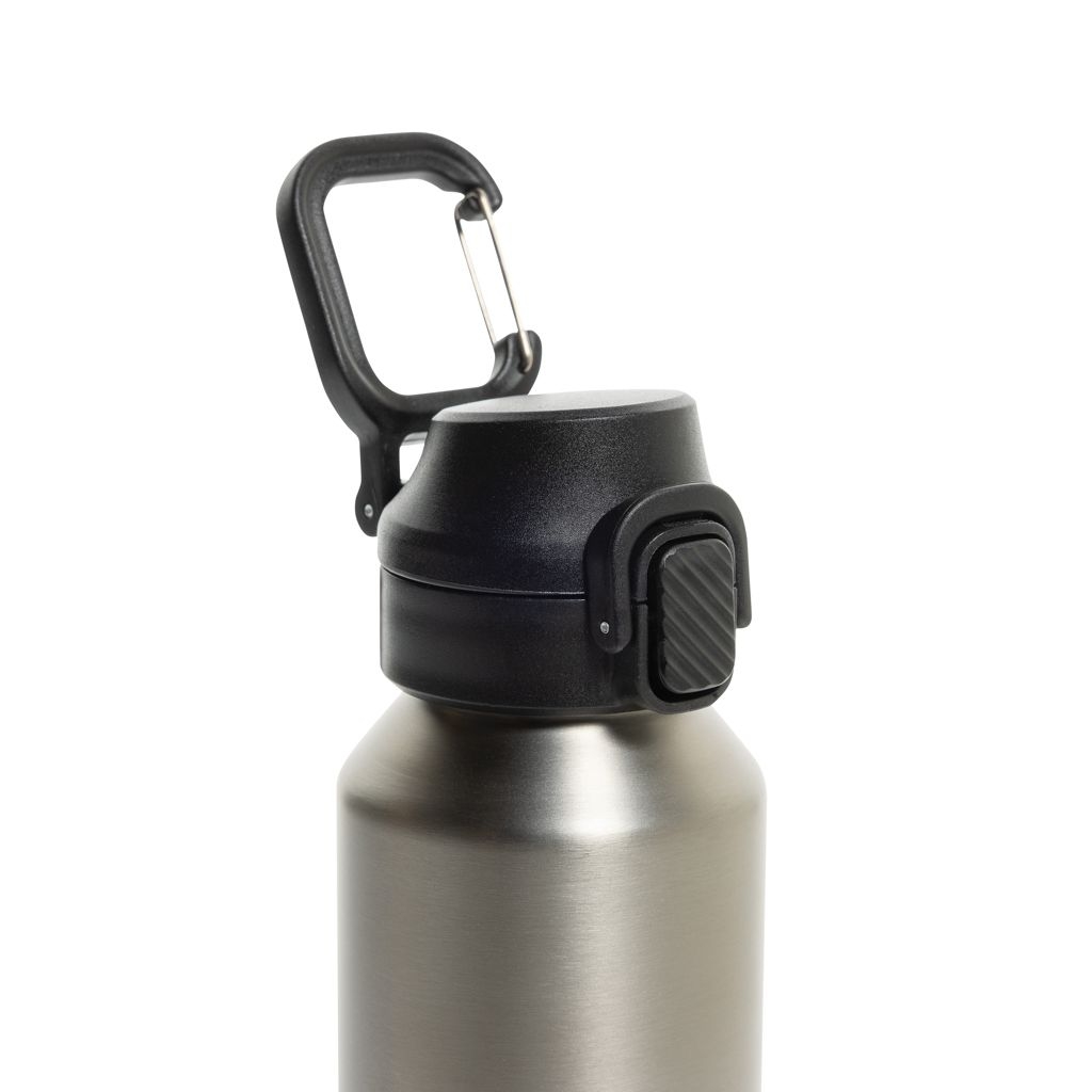 XDP437.50-02Via RCS Re-Steel Sportflasche mit Verschluss_ 600ml_ silber