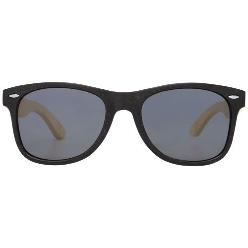 Sun Ray Bambus Sonnenbrille, schwarz