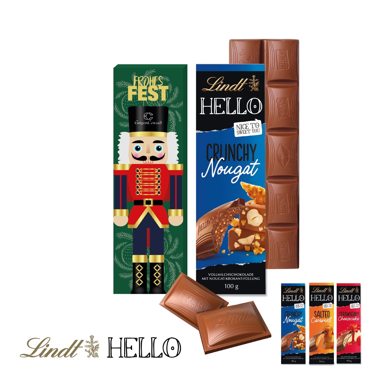 CD91266Schokoladentafel von Lindt HELLO