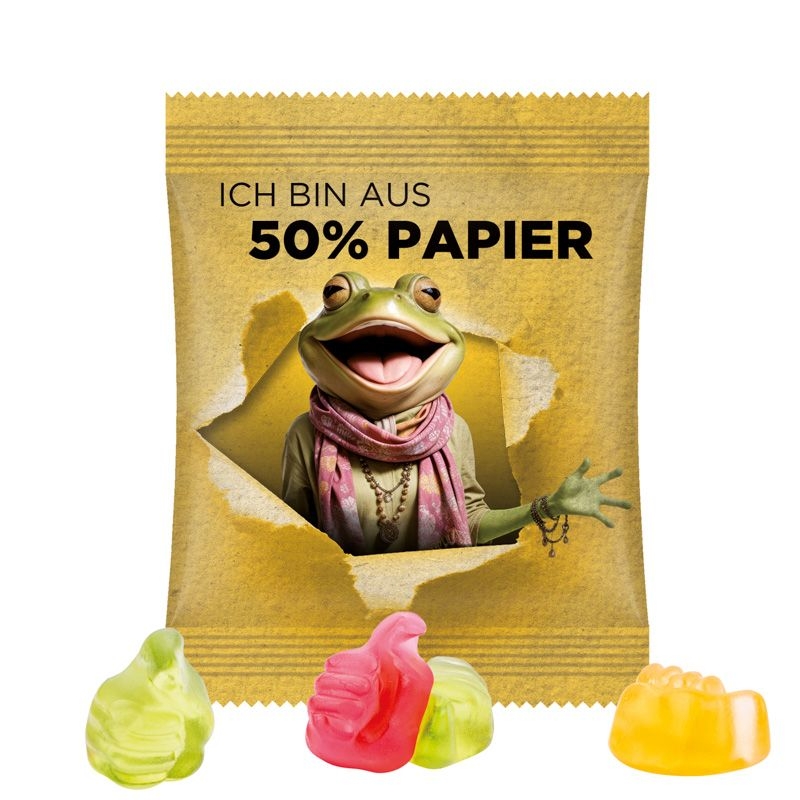 JG17062-5Minituete 15g_ Fruchtgummi Standardformen_ Daumen_ transparente Folie