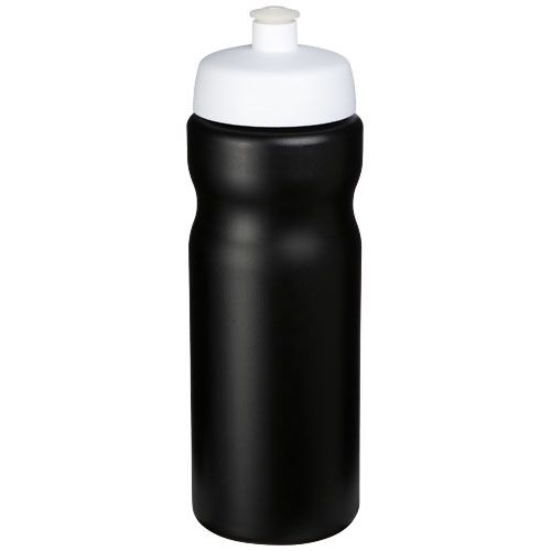 PF210684-13Baseline® Plus 650 ml Sportflasche_ schwarz_weiss