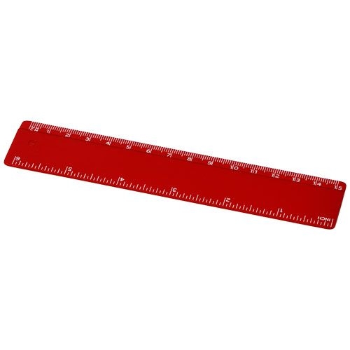 PF210467-3Refari 15 cm Lineal aus recyceltem Kunststoff_ rot PF210467-3Refari 15 cm Lineal aus recyceltem Kunststoff_ rot