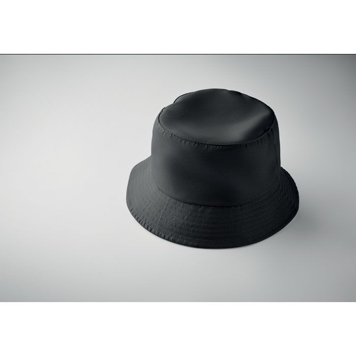 MO2437-03Emmer Bucket hat polyester 150g_m²_ schwarz