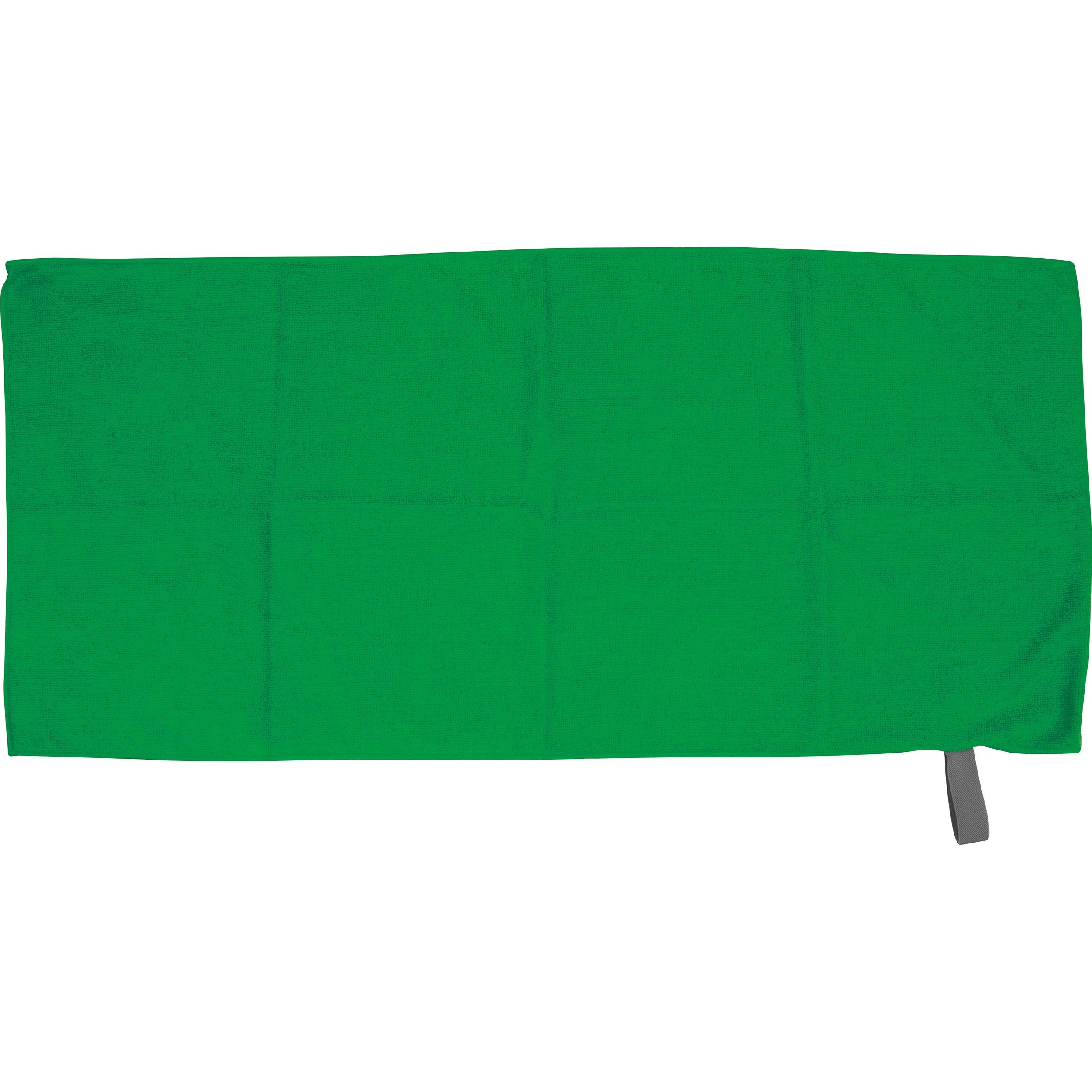 MA74754-09Mikrofaser Handtuch mit Gummiband HUGH_ gruen