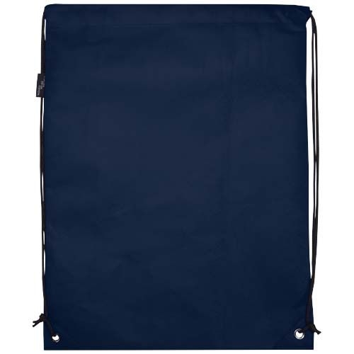 PF130080-5Evergreen Sportbeutel aus recyceltem GRS Non Woven 5 L_ navy