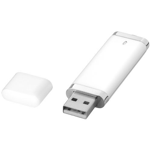 Flat 4 GB USB-Stick, weiß, 4 GB