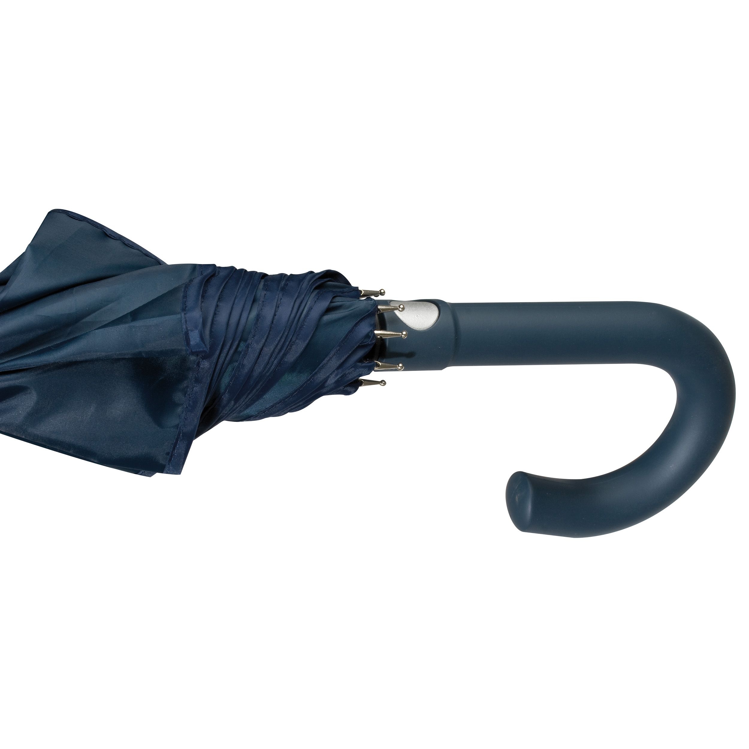 MA47447-44Automatik Regenschirm mit gummiertem Griff_ dunkelblau