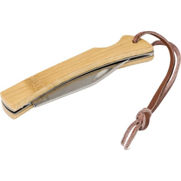 GI966190Klappbares Messer aus Edelstahl und Bambus Beckett