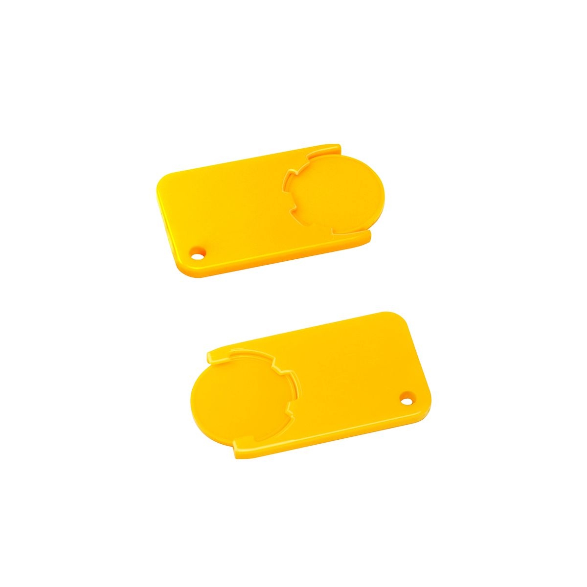 HE7454-4-4Chiphalter mit 1€-Chip _Beta_ gelb_ gelb