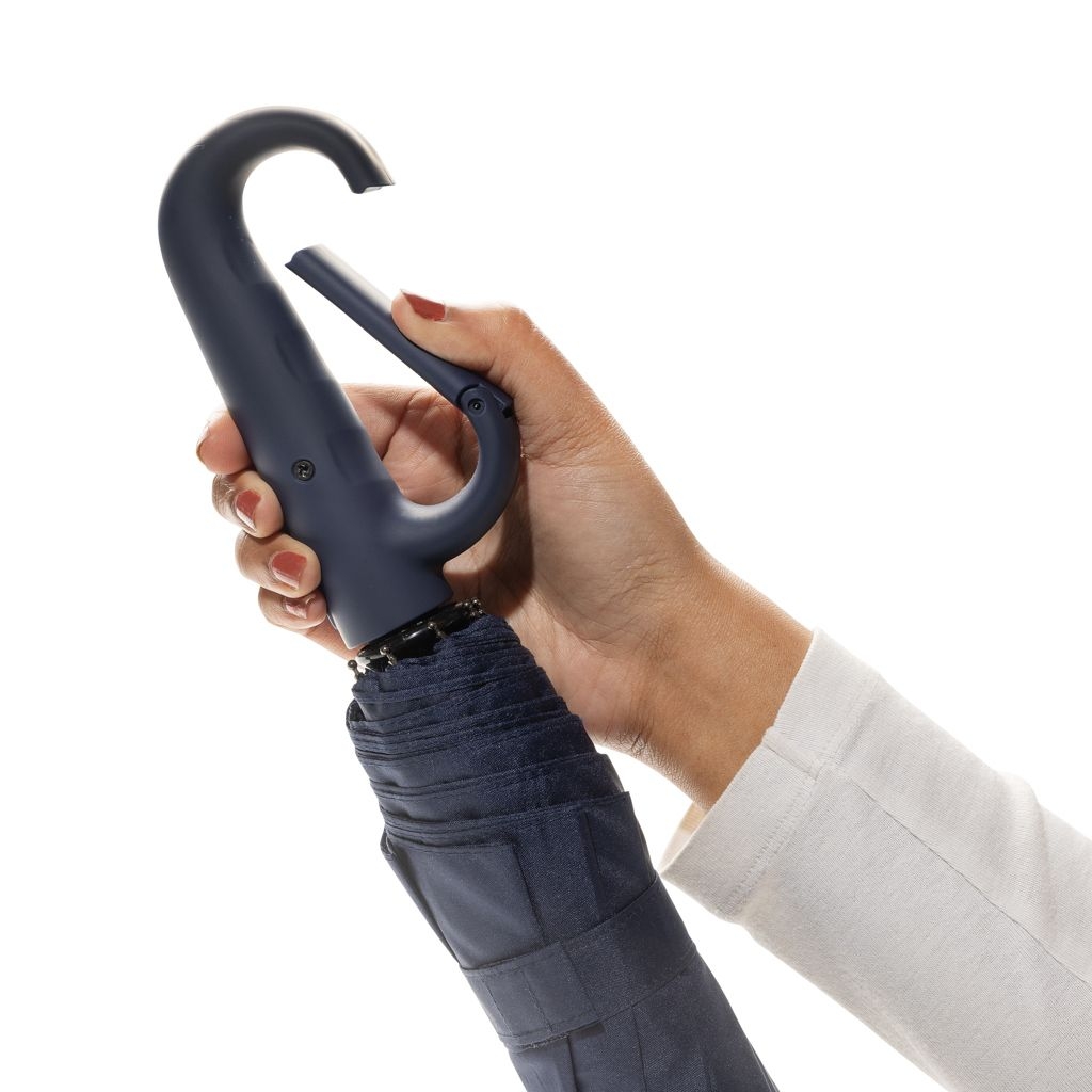 XDP850.71-25Yara 21“ AWARE™ rPET Regenschirm mit Karabiner_ navy blau