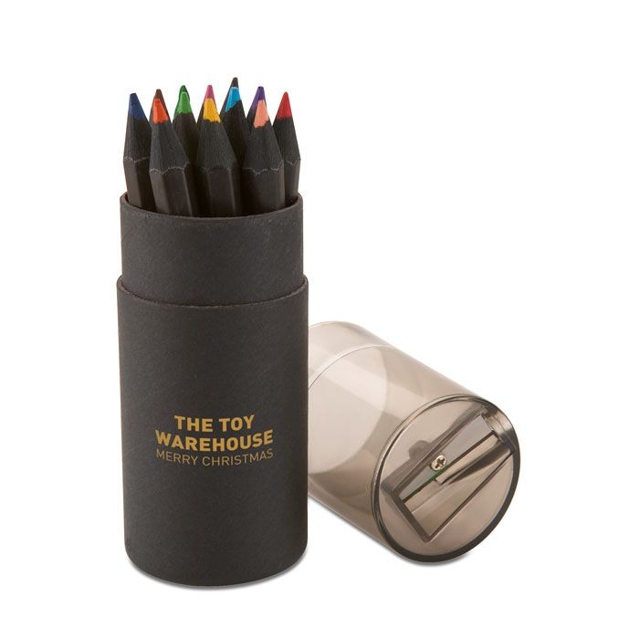 IT3630-03Blocky Buntstifteset mit Anspitzer_ Schwarz