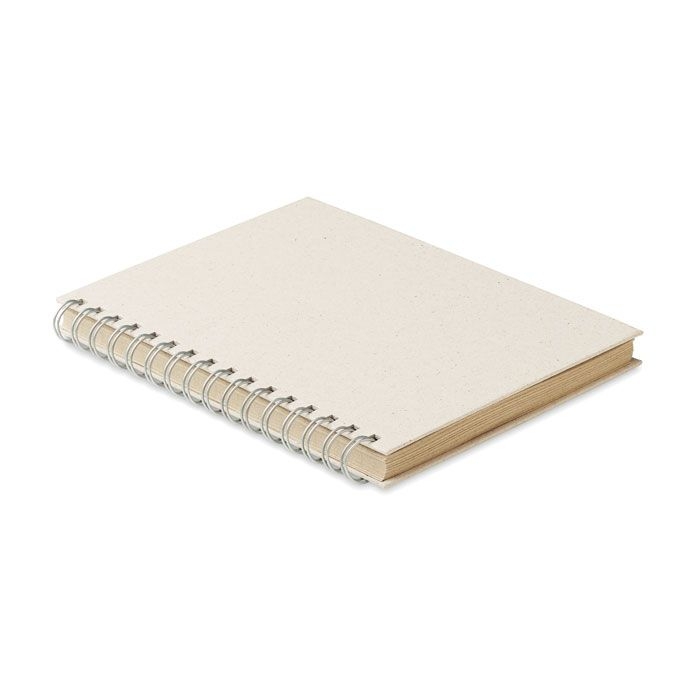 MO6541-13Grass Book DIN A5 Notizbuch Graspapier_ Beige