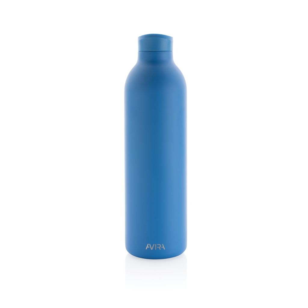 XDP438.01-5Avira Avior RCS recycelte Stainless-Steel Flasche 1L_ blau