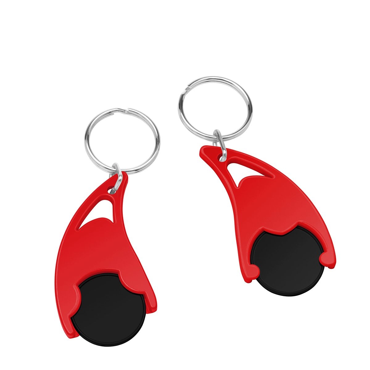 HE7491R-6-1Chiphalter mit  1€-Chip _Epsilon_ schwarz_ rot
