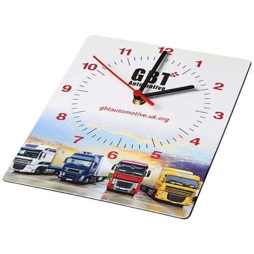 PF210531-1Brite-Clock® rechteckige Wanduhr_ schwarz