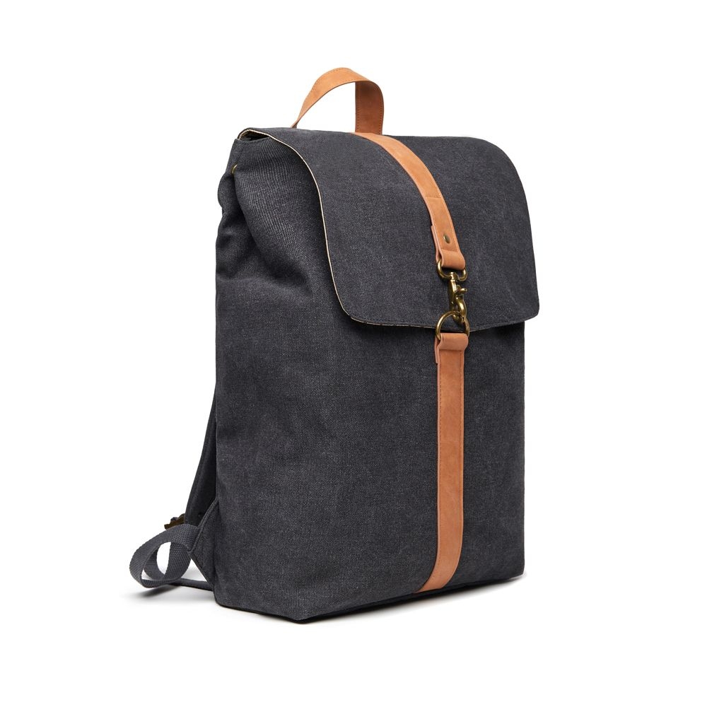 XDV52101-9VINGA Bosler Rucksack aus GRS recyceltem Canvas_ schwarz