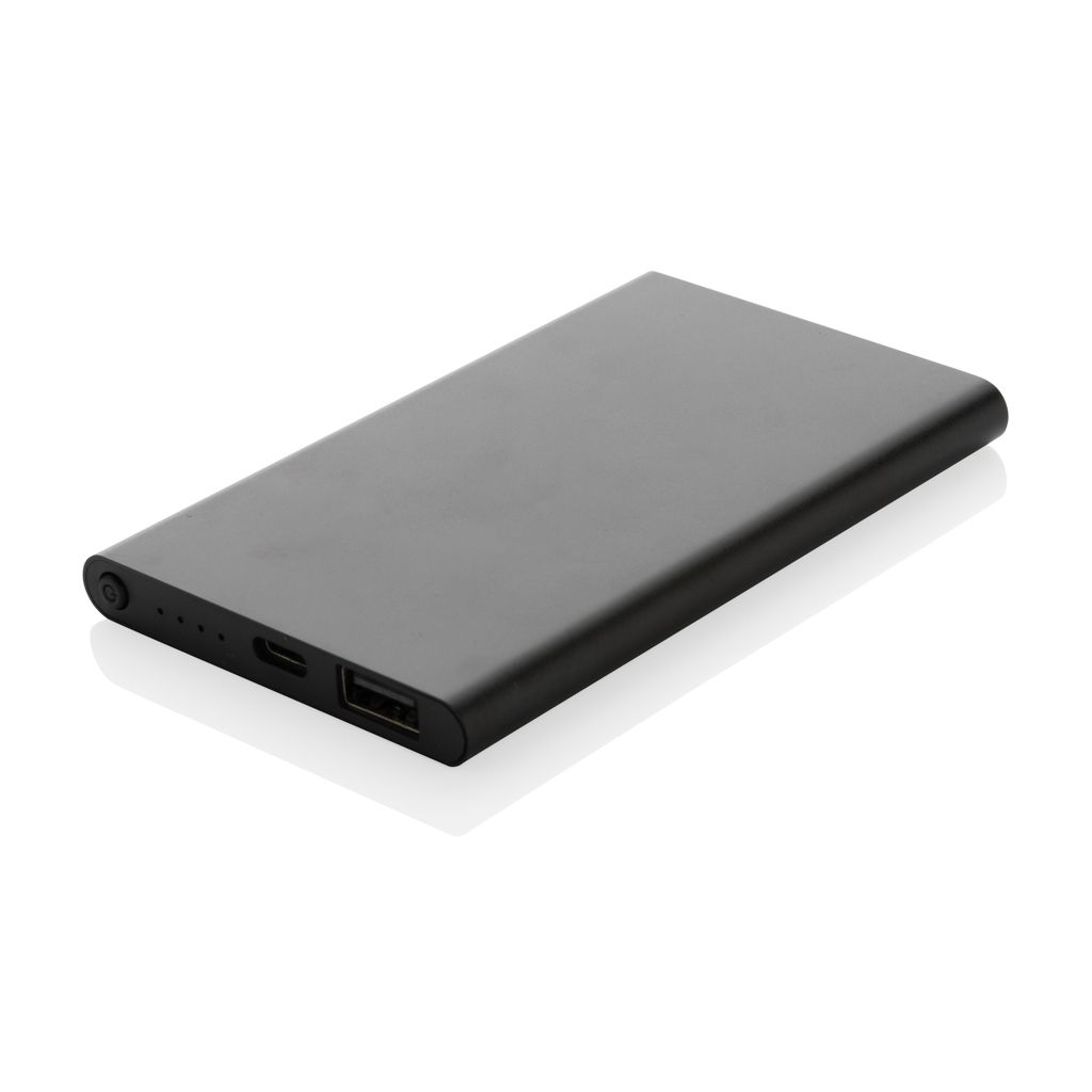XDP322_42-14.000mAh Type-C Powerbank aus RCS recyeltem ABS _ Aluminium_ schwarz