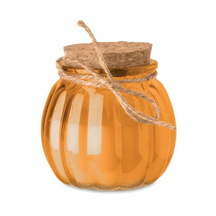 MO3193-10Pumkin Kerze aus Pflanzenwachs_ orange