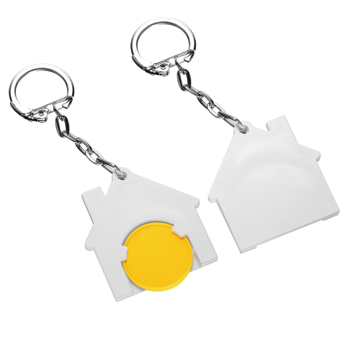 HE7516K-4-0Chiphalter mit 1€-Chip _Haus_ gelb_ weiss
